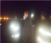 محافظ أسيوط يتفقد موقع حادث انفجار سيارة إسطوانات البوتاجاز