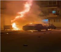 السيطرة على حريق بمحل كماليات سيارات في الإسكندرية | صور
