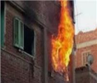 حريق هائل يلتهم شقة سكنية المنيا 