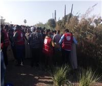 الهلال الأحمر يدفع بفرق الاستجابة للطوارئ إلى موقع حادث قطار سوهاج