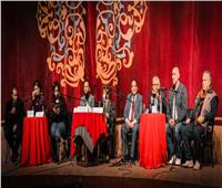 المؤتمر الصحفي للعرض المسرحي «ألمظ وسي عبده» بمسرح البالون| صور