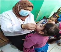 إنطلاق الجرعة الثانية من الحملة القومية للتطعيم ضد مرض شلل الأطفال بالغربية 