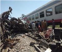 النائب العام يأمر بحبس ثمانية بحادث تصادم قطارين بسوهاج