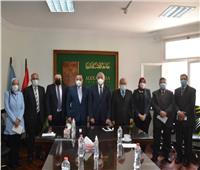 الهيئة القومية لضمان جودة التعليم والاعتماد في زيارة لجامعة الإسكندرية