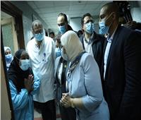«وزيرة الصحة» توجه بنقل مريض بفيروس كورونا بسيارة إسعاف إلى سوهاج