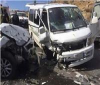 مستشفى المنيا: خروج شخصين من مصابي حادث سير بطريق الصعيد الصحراوي  