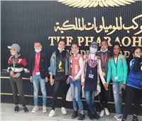 أطفال الأسمرات في زيارة للمتحف القومي للحضارة