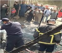 إخماد حريق حظائر ماشية بقرية منشأة سلطان في المنوفية