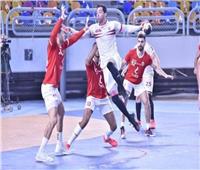 الشوط الأول | الأهلي متقدم على الزمالك 15-11 في نهائي كأس مصر لكرة اليد 