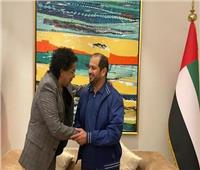 محمد منير يلتقي سفير الإمارات بالقاهرة