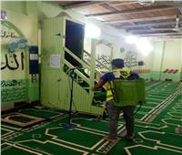 تعقيم 3 مساجد ومعهد أزهري بمركز باريس في الوادي الجديد
