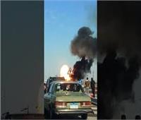 السيطرة على حريق في سيارة نقل بطريق «قنا الأقصر الصحراوي»