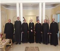 مطران كاثوليك المنيا يلتقي بمجلس الشوري الايبارشي