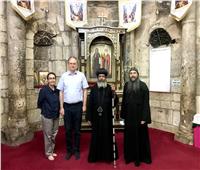 سفير الاتحاد الأوروبي في مصر يزور الدير الأبيض بسوهاج