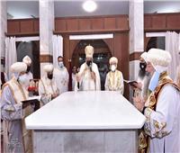 البابا تواضروس يدشن أيقونات بكنيسة مارمرقس بالمعادي في اليوبيل الذهبي لإنشائها 