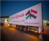صندوق «تحيا مصر»: 90% من قافلة المساعدات وصلت غزة لدعم الفلسطينيين