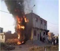 المعمل الجنائي يعاين موقع حريق منزل بـ«طوخ» في المنيا    