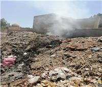 أهالى قرية «محلة مرحوم» بالغربية يستغيثون من تراكم القمامة وسط المقابر 