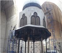 انتهاء أعمال ترميم قبة مسجد السلطان حسن غدا
