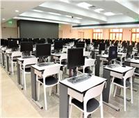 رئيس جامعة عين شمس يفتتح مراكز الاختبارات الإلكترونية بكلية الطب