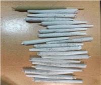 ضبط 20 سيجارة محشوة بمخدر الماريجوانا مع راكب أجنبي بمطار القاهرة   