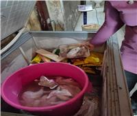 ضبط 350 كيلو لحوم مصنعة ودواجن وأسماك فاسدة في السويس