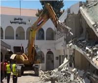 لقطات حية ترصد مواصلة أعمال إزالة الأنقاض في قطاع غزة | فيديو