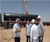 مسئولو «الإسكان» يتفقدون سير العمل بمشروع محطة مياه جديدة بمدينة بدر