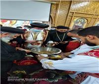 مطرانية شرق المنيا تحتفل بعيد القديس «أباهور» 