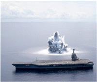 أمريكا تجري«تجارب الصدمة» لحاملة الطائرات «يو إس إس جيرالد فورد».. صور