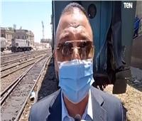 محافظ الإسكندرية يكشف تفاصيل حادث قطار محطة مصر| فيديو