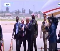 الرئيس العراقي يستقبل العاهل الأردني لدى وصوله بغداد| فيديو
