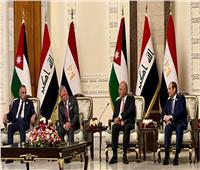 الرئيس السيسي: نتطلع لتدشين مرحلة جديدة من التعاون المصري العراقي الأردني