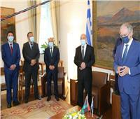 رئيس النواب الليبى  يلتقى وزبر الخارجية ورئيس البرلمان اليونانى 