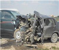 مصرع شخصين إثر إصطدام سيارة ملاكى بحاجز على طريق «الدلنجات الوفائية»