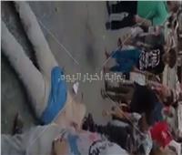 بالصور| ضحية شقيق عضو مجلس النواب بدار السلام غارقاً في دمائه بالشارع 