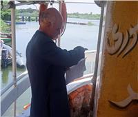 رئيس مدينة كفر شكر يتابع تراخيص المراكب النيلية قبل عيد الأضحي