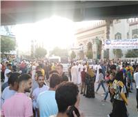 الآلاف يؤدون صلاة عيد الأضحى بمسجد ناصر وساحته في أسيوط 