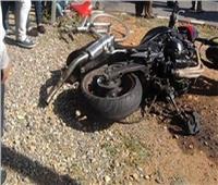 مصرع شاب في حادث انقلاب دراجة بخارية في بني سويف