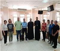 الأنبا باخوم يزور مؤتمر كنيسة العذراء مريم بعين شمس