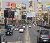 الحالة المرورية بطرق ومحاور القاهرة والجيزة