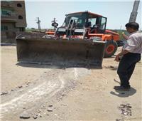 إزالة مطبات على طريق «القاهرة - أسوان» الزراعي لإقامتها بدون تصريح