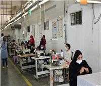 محافظ الفيوم يتفقد مدرسة التعليم الفني المزدوج بمصنع طيبة للصناعات النسيجية  