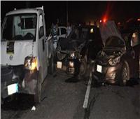 إصابة 22 شخصا في حادث تصادم سيارتين ميكروباص في بني سويف