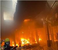 العراق.. اندلاع حريق كبير داخل الجامعة التكنولوجية في بغداد