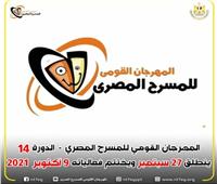 «المهرجان القومي للمسرح المصري» يعلن شروط وفتح باب المشاركة في دورته 14 