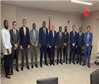 بعثة مصر بالأمم المتحدة في نيويورك تستقبل وفداً رفيع المستوى من جامبيا 