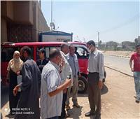 رئيس مدينة المنيا يوجه بضبط السيارات المخالفة لخطوط السير