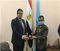 جامعة طنطا تستقبل المستشار التربوي والثقافي بسفارة إندونيسيا في مصر
