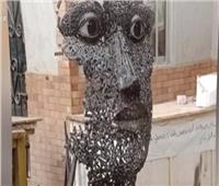 صاحب تمثال «وجه من حديد»: استوحيت الفكرة من الفن المصري القديم| فيديو